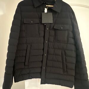 Moose Knuckles Black Quilted Jacket
